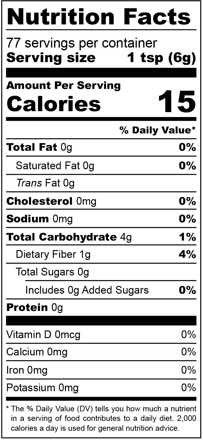 nutrtional facts