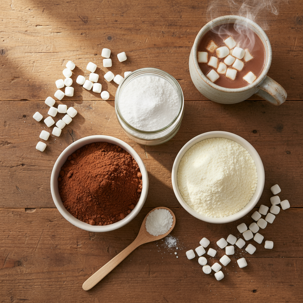 All the ingredients for homemade hot chocolate are found here at RHBULK.com  