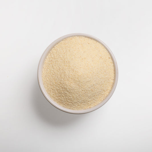 A bowl of finely milled wheat cereal, which is the main ingredient of Farina.