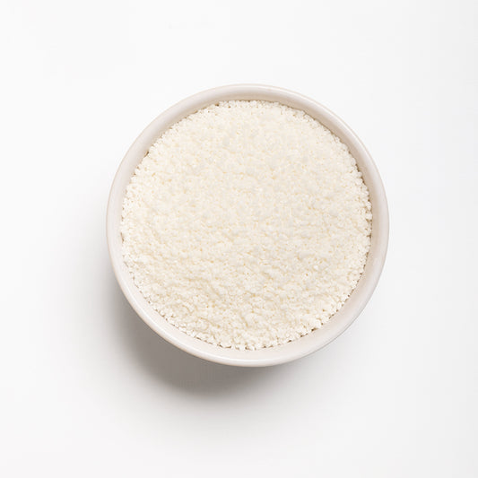 A bowl filled with Granulated Quick Cooking Pearl Tapioca 