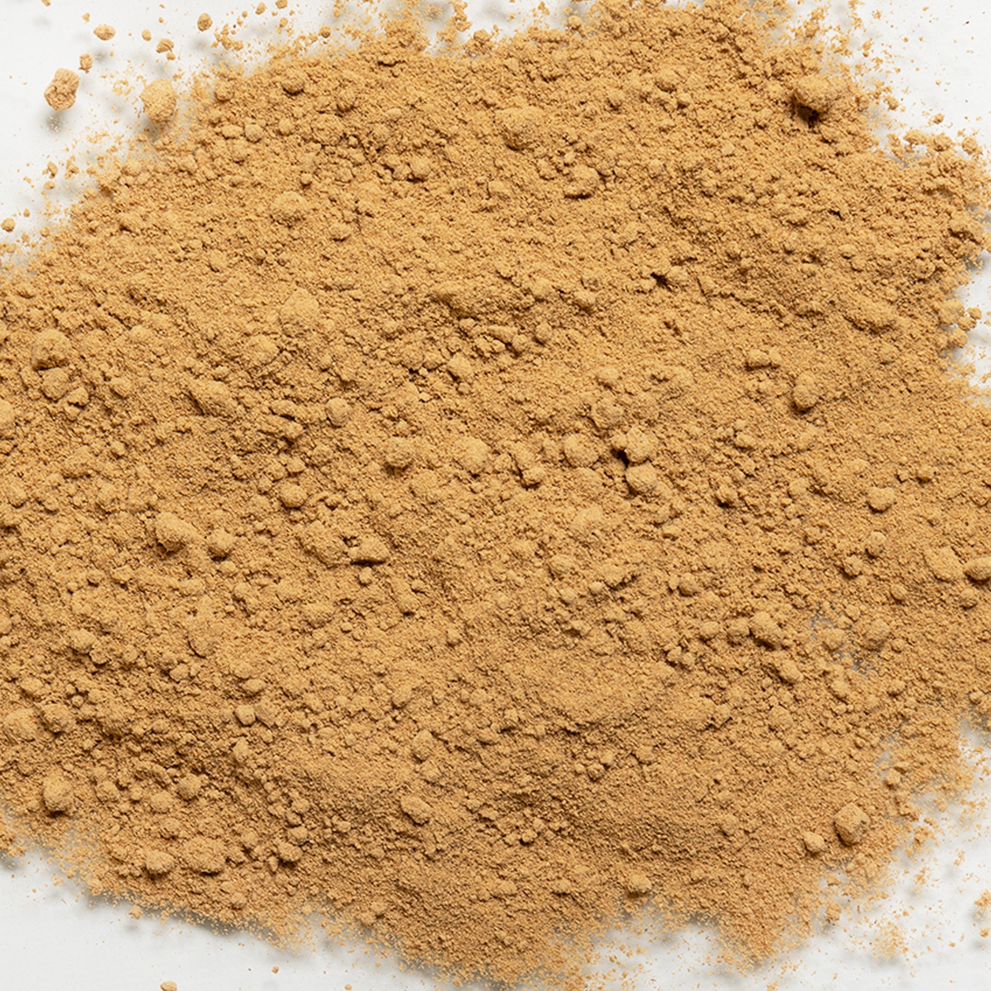 loose product photo of ground ginger showing texture