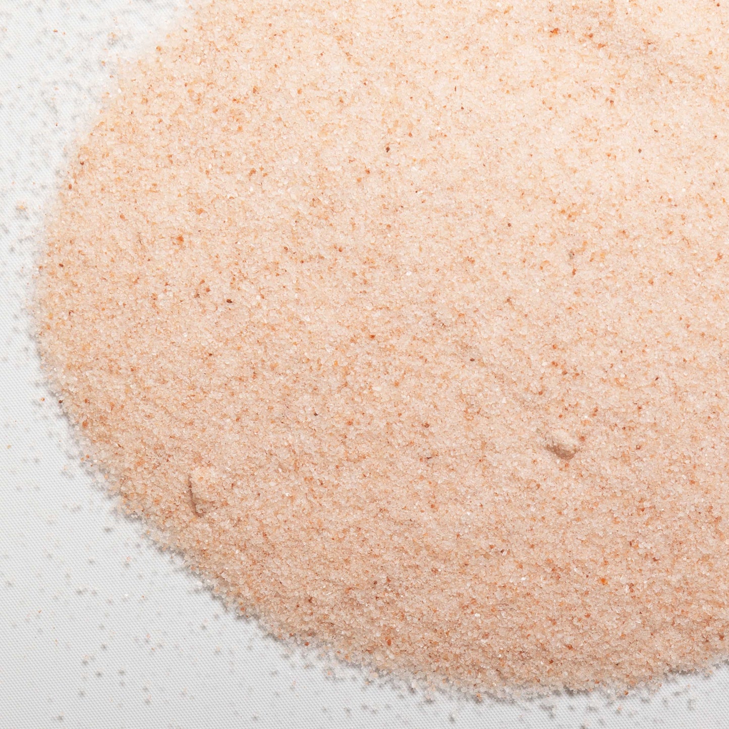 loose product photo of Himalayan Pink Salt (finely ground) showing color and texture 