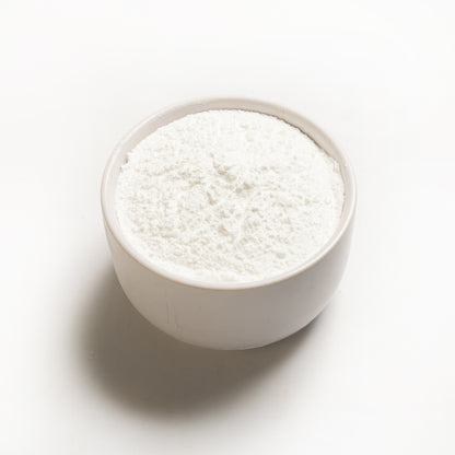 A bowl  filled with non-GMO baking powder 