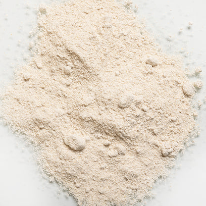 loose product photo of RHBULK Organic oat flour showing texture