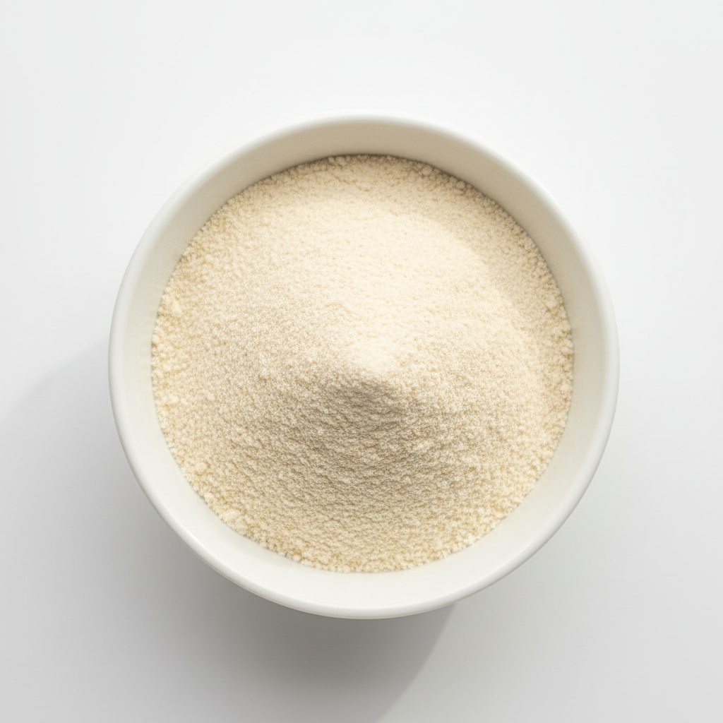 Organic Sunflower Lecithin in a white bowl 