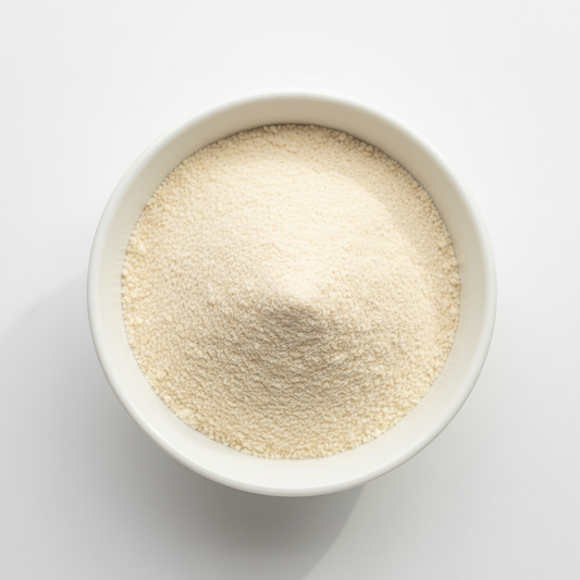 Organic Sunflower Lecithin in a white bowl 