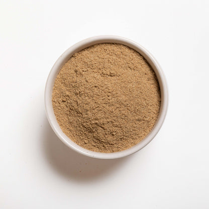 A white bowl filled with Psyllium Husk Powder from RHBULK 