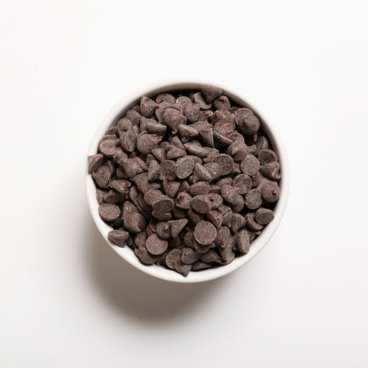 A bowl filled with Semi-Sweet Chocolate Chips 