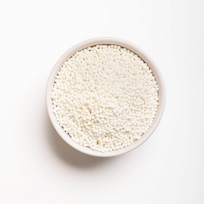 A top view of Small Pearl Tapioca in a bowl 