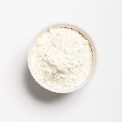 flat angle of sour cream powder 