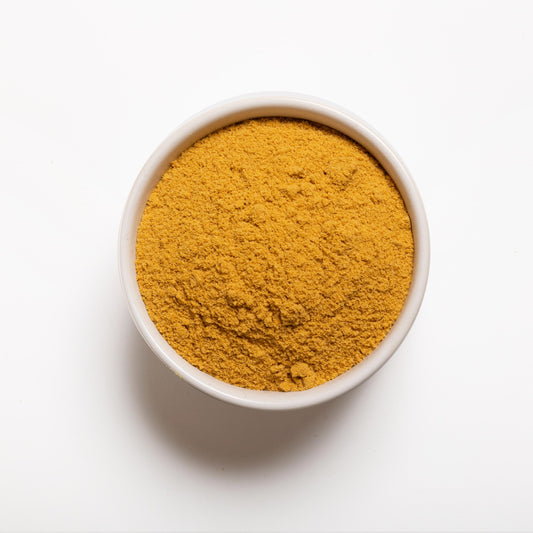 flat angle of sweet potato powder 