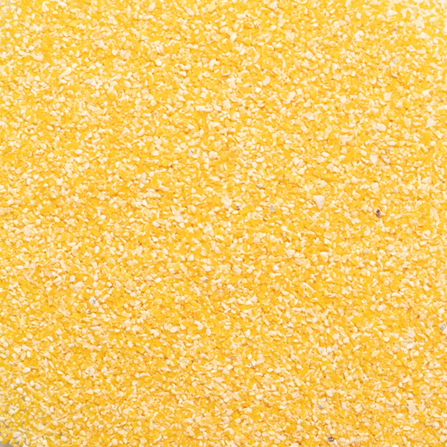 loose product photo of yellow course grits #16 showing texture of grit 